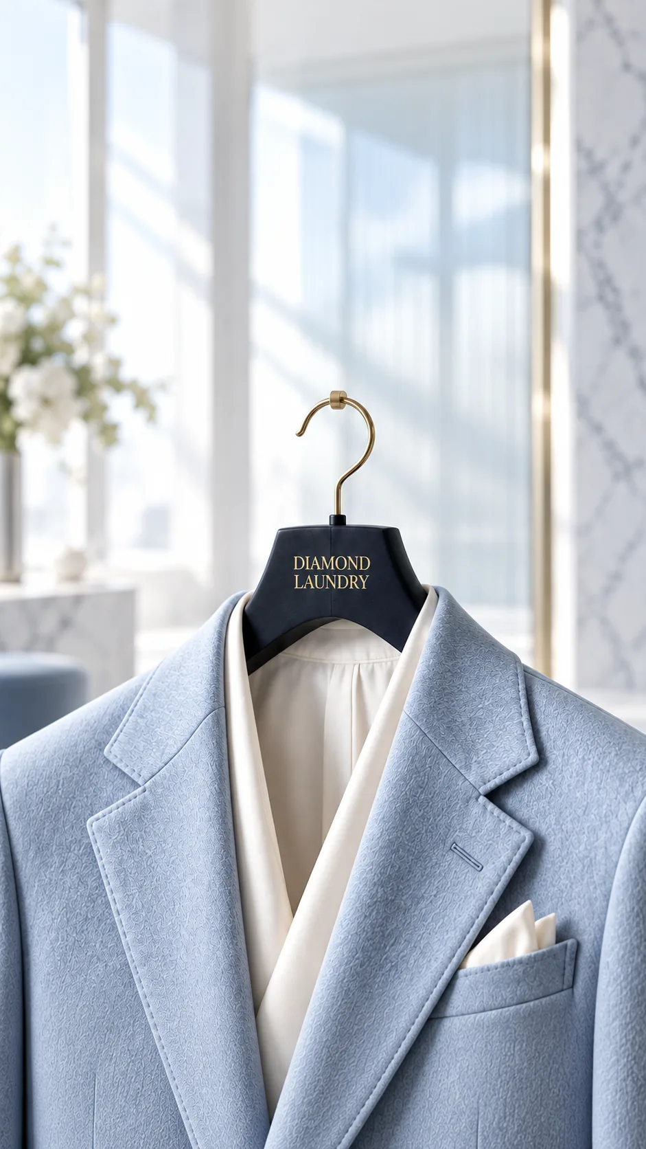 Пальто на фирменной вешалке Diamond Laundry